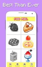 Food Color By Number - Pixel Art截图5