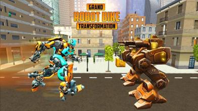 US Robot Bike Transform Shooting Game截图3