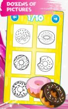 Donuts Coloring Book截图5