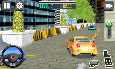 Realistic Auto Car Parking Dr. Driving In Garage截图1