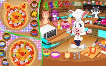 Mr. Bunn - Pizza Cooking restaurant kitchen game截图3