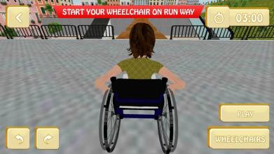 Wheel Chair Simulator : Xtreme Stunts and Parking截图1