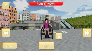 Wheel Chair Simulator : Xtreme Stunts and Parking截图3