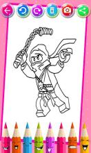 Ninja Coloring Drawing Book New Coloring Pages截图2