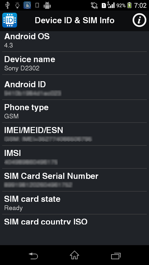 设备ID和SIM卡M息截图4