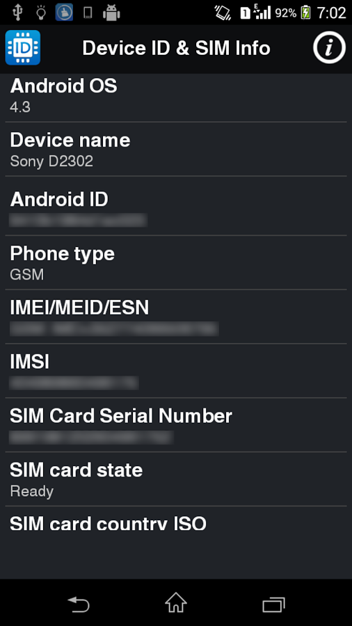 设备ID和SIM卡M息截图2