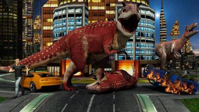 Dino Hunting City Attack Mayhem Dinosaur Game 2018截图2