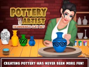 Pottery Simulation - Create Fashionable Clay Art截图2