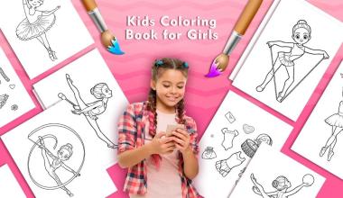 Kids Coloring Book for Girls截图2