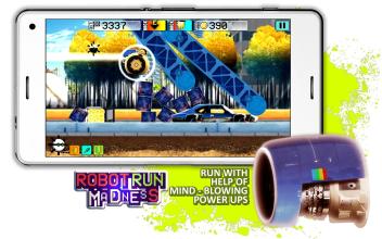 Robot Run Madness Runner Game截图4