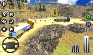 Truck Climbing Hill Games  Cargo Truck Driver Sim截图3