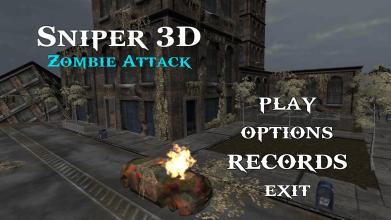 Sniper 3D  Zombie Attack截图3