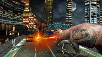 Dino Hunting City Attack Mayhem Dinosaur Game 2018截图3