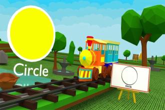 Learn Shapes  3D Train Game For Kids & Toddlers截图5