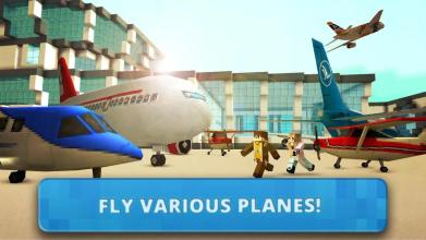 Airport Craft: Fly Simulator Boys Craft Building截图2