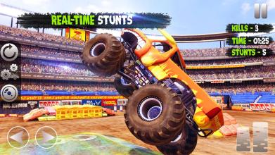 Fearless Monster Truck Crash  Demolition Derby 3D截图1