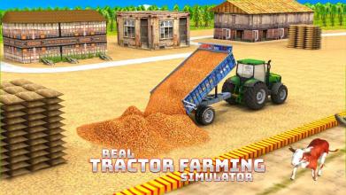 Real Tractor Farming Simulator 3D Game截图3