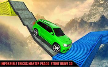 Impossible Jeep Stunt Driving Crazy Prado Parking截图1