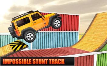 Impossible Jeep Stunt Driving Crazy Prado Parking截图5