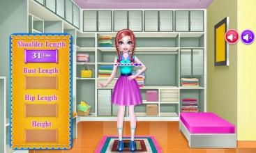 Sewing clothes school game截图3