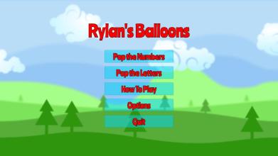 Rylan's Balloons - Learn Numbers and Letters截图2