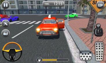 Taxi Driving Career 3D  Taxi Living Simulator截图1