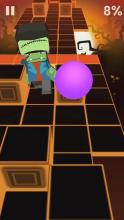 Scrolling Ball in Sky: casual rolling game截图2