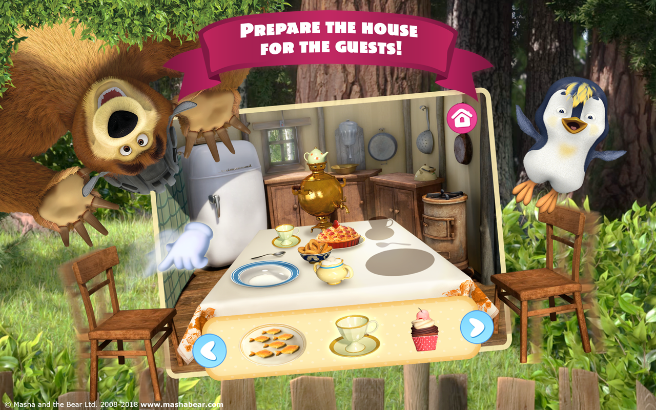 Masha and the Bear: Cooking Adventure截图1