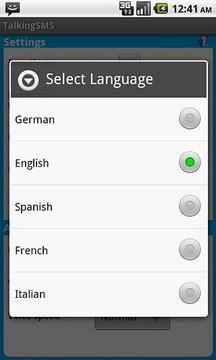 Talking SMS free截图