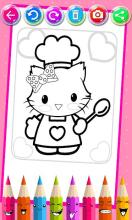 Kitty Coloring Book - Cute Drawing Game截图1