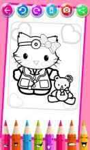 Kitty Coloring Book - Cute Drawing Game截图2