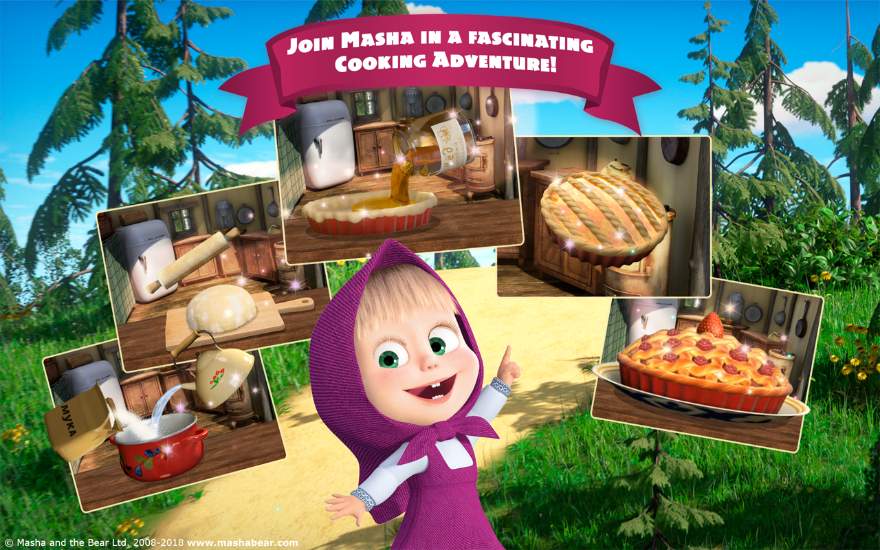 Masha and the Bear: Cooking Adventure截图2