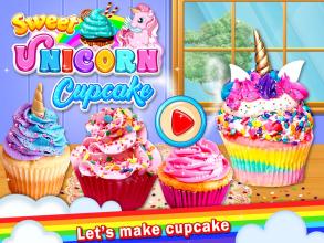 Sweet Unicorn Cupcake Maker  Rainbow Food截图3