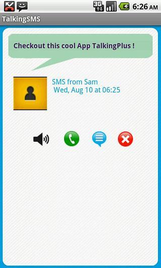 Talking SMS free截图8