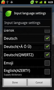 German for GO Keyboard截图