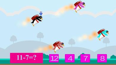 Penguin Race Subtraction Game截图2