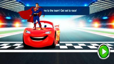 Super Mcqueen hero car - Lightning racing截图2