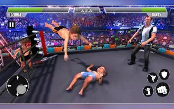 Kids Tag Team Wrestling: Real Rumble Fighting 3D截图3