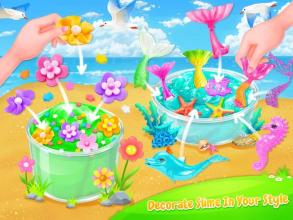 Fluffy Trendy Slime - Mermaid & Flower Slime Fun截图4