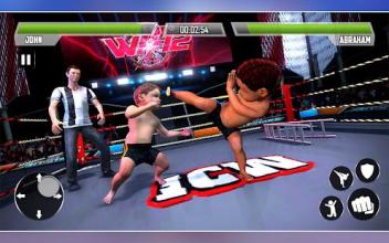 Kids Tag Team Wrestling: Real Rumble Fighting 3D截图4