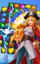 Pirate Treasure * Match 3 Puzzle Game截图4