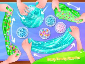 Fluffy Trendy Slime - Mermaid & Flower Slime Fun截图1