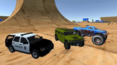 Jeep & Monster Truck & Police Follow截图2