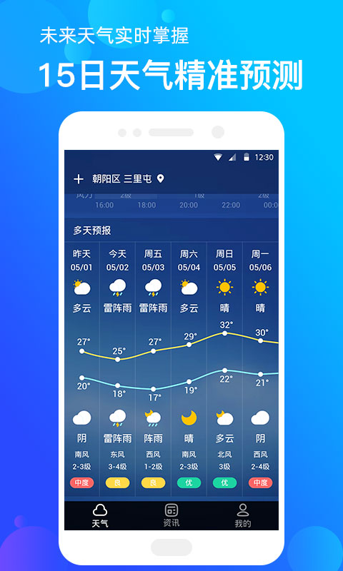 手机天气v1.0.0截图2