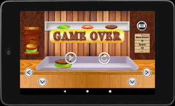 Burger Shop Cooking Chef - Fast Food Restaurant截图1