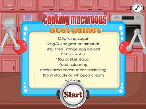 Cooking best macaroons game for girls截图4