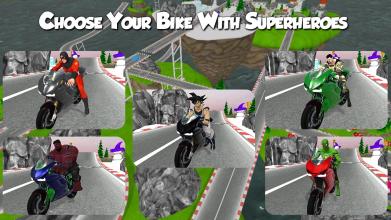 Superhero Tricky Bike Racing Stunts 2019截图1