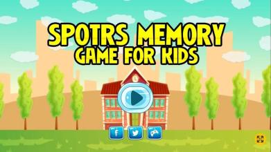 Sport Memory Game for Kids截图5