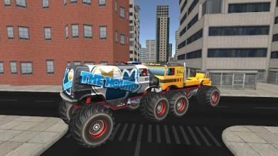 Monster Truck Rally Police Chase 2019截图2