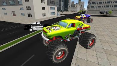 Monster Truck Rally Police Chase 2019截图4